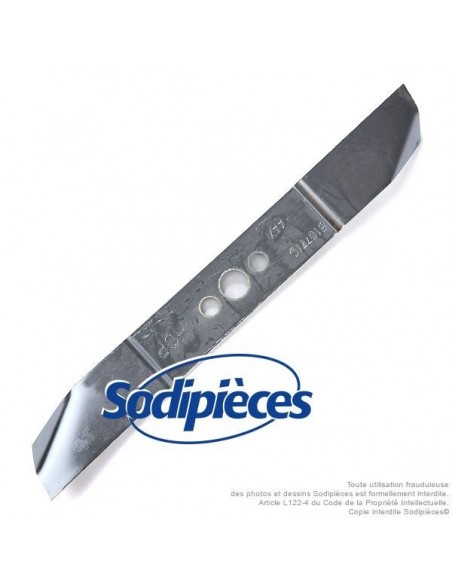 Lame tondeuse 33 cm. Al. 17 mm. Pour Flymo. Origine