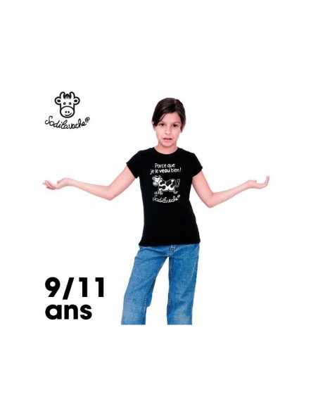 T.Shirt : " Parce que je le veau bien ! " 9/11 ans