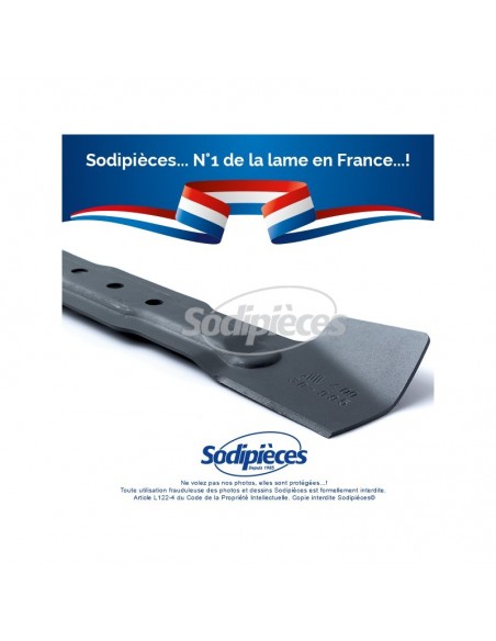 Lame tondeuse 32 cm. Al. 8 mm. Pour Bosch