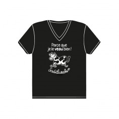 T.Shirt : " Parce que je le veau bien ! " Femme taille S