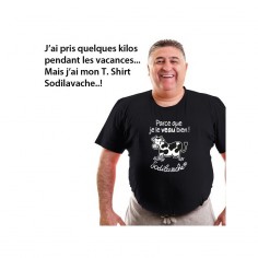 T.Shirt : " Parce que je le veau bien ! " Homme taille 3XL 2
