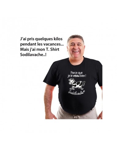 T.Shirt : " Parce que je le veau bien ! " Homme taille 3XL