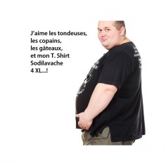T.Shirt : " Parce que je le veau bien ! " Homme taille 4XL 2