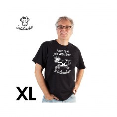 T.Shirt : " Parce que je le veau bien ! " Homme taille XL