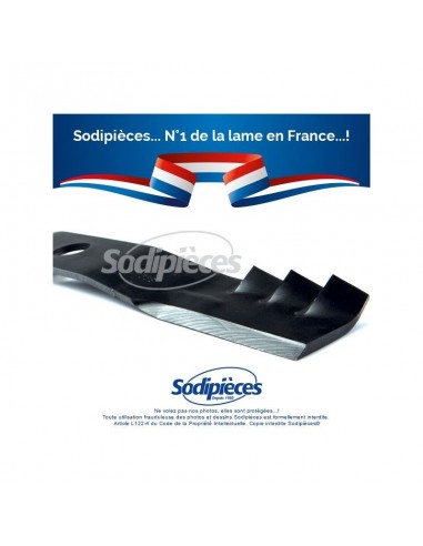 Lame tondeuse 52 cm. Al 28,6 mm. Pour Kubota