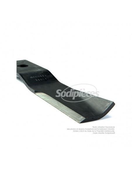 Lame tondeuse 52 cm. Al 22,2 mm. Pour Kubota