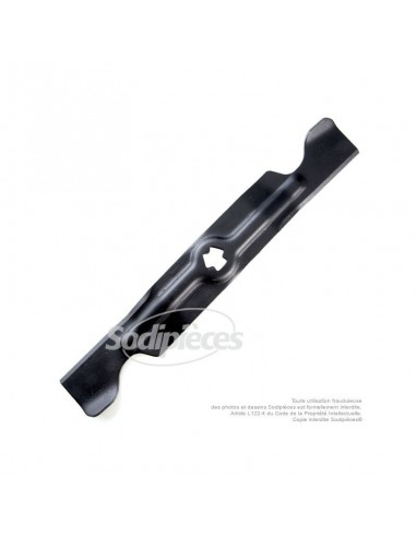 Lame tondeuse 45,4 cm. Al. étoilé 6 pointes. Pour MTD