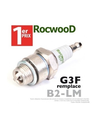 Bougie type B2LM. 1er Prix Rocwood. G3F
