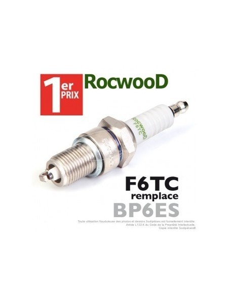 Bougie type BP6ES. 1er Prix Rocwood. F6TC