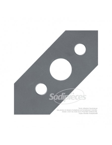 Lame tondeuse 40,7 cm. Al. 10 mm. Pour Oleo Mac