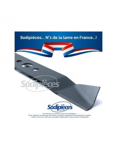Lame tondeuse 40,7 cm. Al. 10 mm. Pour Oleo Mac