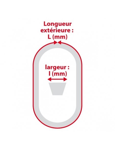 courroie trapezoidale kevlar 4 l82