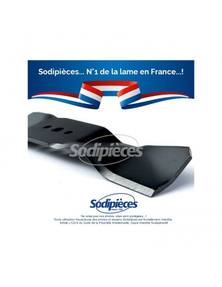 Lame tondeuse 35,9 cm.Al. 12,4 mm. Pour Husqvarna