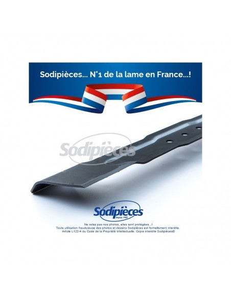Lame tondeuse 37 cm. Al. 8 mm. Pour Bosch