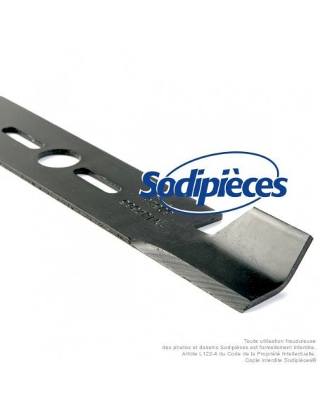 Lame tondeuse universelle soufflante 40,6 cm. Alésage 25,4 mm