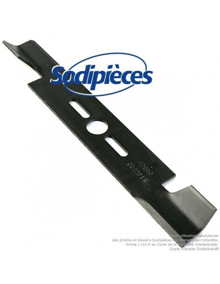 Lame tondeuse universelle soufflante 50,8 cm. Alésage 25,4 mm