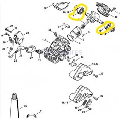 ROULEMENT RAINURÉ À BILLES...