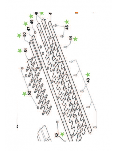LAME ACTIVE H23-S- T 570MM