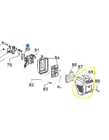 COUVERCLE FILTRE A AIR...