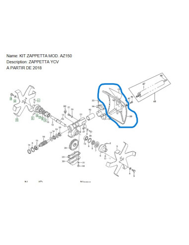 PROTECTION ACCESSOIRE BINEUSE
