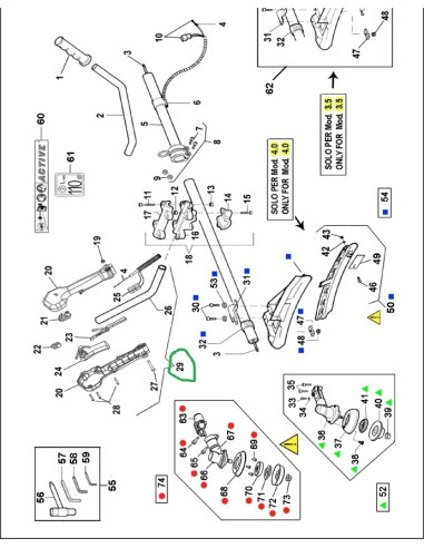 POIGNEE ACCELERATEUR COMPLETE...