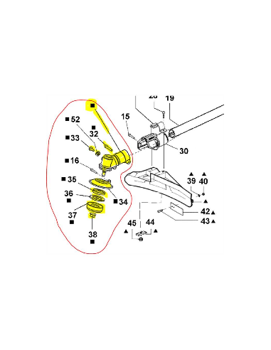 Renvoi angle complet diamètre 24mm...