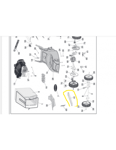 Courroie de tondeuse à gazon tondeuse...