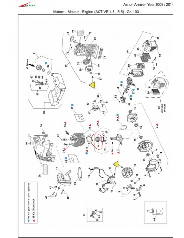 SEGMENTS PISTON DEBROUSSAILLEUSE...