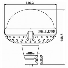 GYROPHARE ELLIPSE FLEXIBLE 12/24V 21W IP65 2