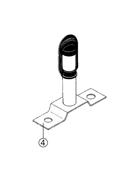 SUPPORT DE GYROPHARE A PLAT