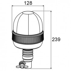 GYROPHARE STELUX FLEXIBLE 12/24V 2