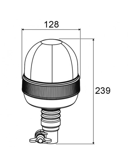 GYROPHARE STELUX FLEXIBLE 12/24V