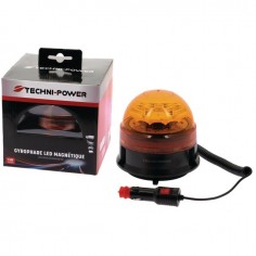 GYROPHARE LED MAGNETIQUE 12/24V R65 TECHNI-POWER