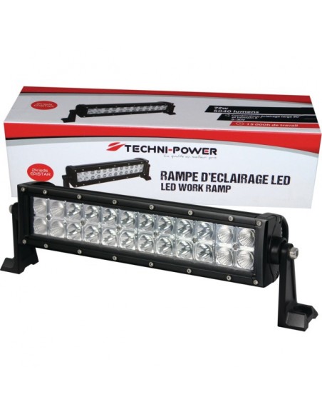 BARRE 24 LED 72W 5040 LUMENS 12/24V LG 366 MM TECHNI-POWER