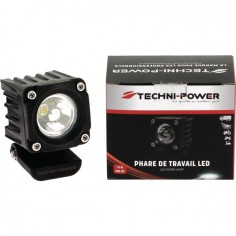 PHARE LED CARRE MINI 12/24V 10W 600 LUMENS TECHNI-POWER