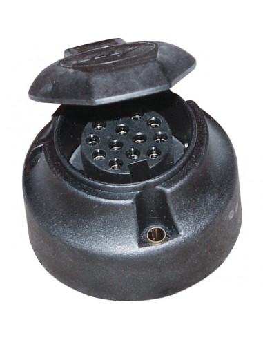 SOCLE FEMELLE 13 PLOTS PLASTIQUE