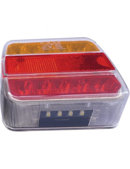 FEU ARRIERE 4 FONCTIONS LED 105X98X36 12-24V BLISTER