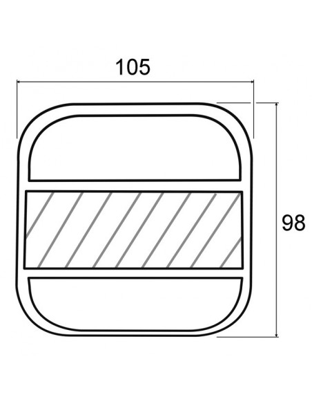 KIT SIGNALISATION LED FEUX MAGNETIQUE CARRES 12M