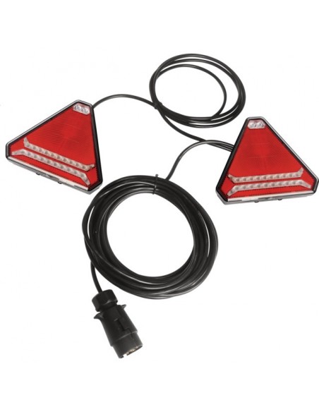 KIT SIGNALISATION MAGNETIQUE FEUX TRIANGLES LED 12M