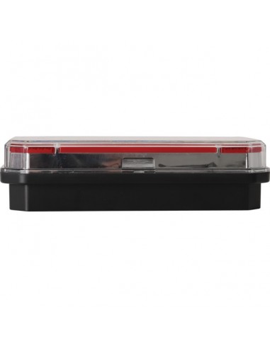 FEU ARRIERE DROIT DYNAMIQUE RECTANGLE 3 FONCTIONS 12-24V CONNEXION RAPIDE MALE 8 PIN TECHNI-POWER