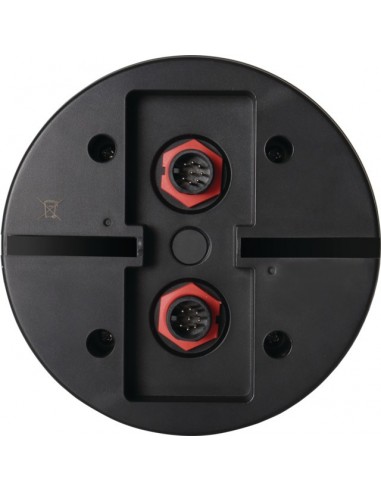 FEU ARRIERE DROIT DYNAMIQUE ROND 3 FONCTIONS 12-24V CONNEXION RAPIDE MALE 8 PIN TECHNI-POWER