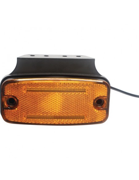 FEU DE GABARIT ORANGE 2 LED 12/24V CONNEXION RAPIDE MALE 8 PIN TECHNI-POWER