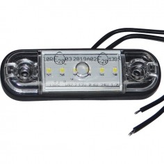 FEU GABARIT 6 LED BLANC AVANT ULTRA PLAT