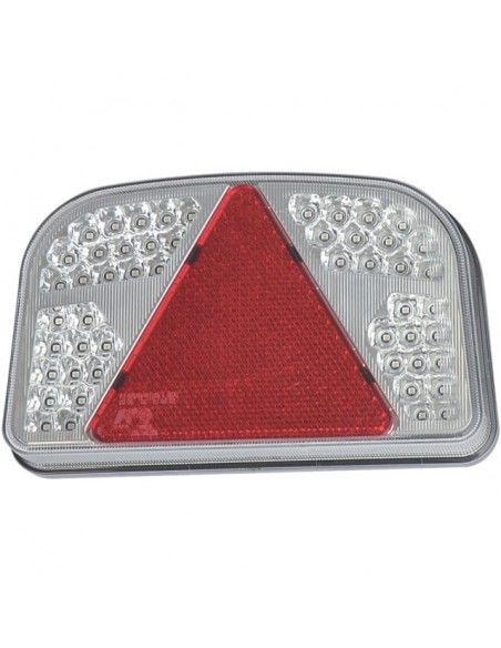 FEU ARRIERE GAUCHE RECTANGLE 6 FONCTIONS LED 12-24V