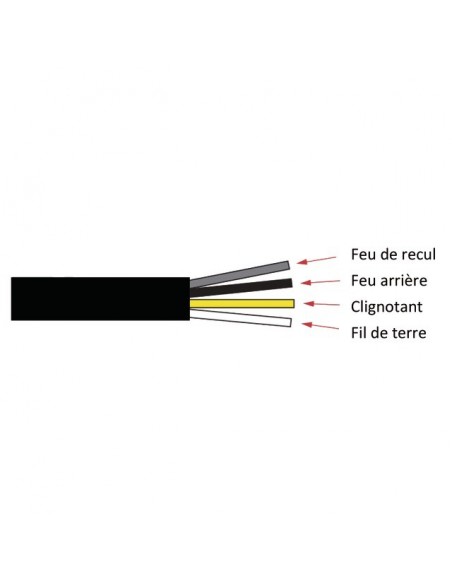 FEU ARRIERE ROND DYNAMIQUE 3 FONCTIONS LED 12-24V