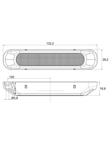 FEU ARRIERE DROIT ET GAUCHE EXTRA PLAT 3 FONCTIONS 12/24V FRISTOM