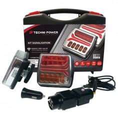 KIT SIGNALISATION MAGNETIQUE LED SANS FIL TECHNI-POWER