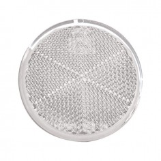 CATADIOPTRE ROND 60MM ADHESIF BLANC