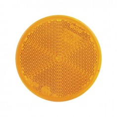 CATADIOPTRE ROND 60MM ADHESIF ORANGE