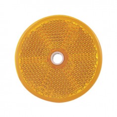 CATADIOPTRE ROND 60MM AVEC PERCAGE ORANGE